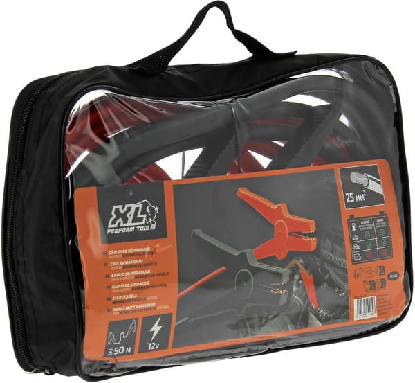 XL PERFORM TOOLS Startkablar 25mm² DIN - 5,5L dieselmotor - 25mm² x 3m