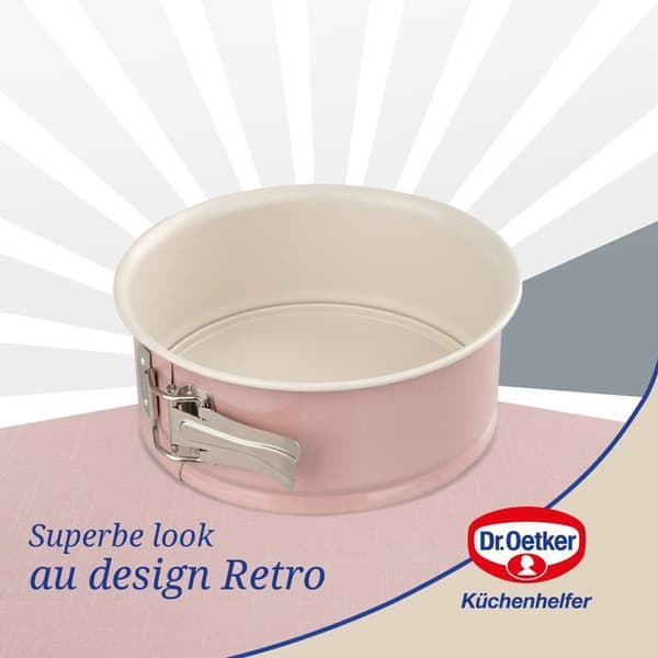 Set med 2 springformar - DR oetker - Retro - 18 och 20 cm