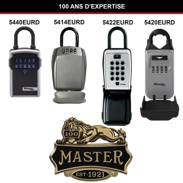 Master Lock 5420EURD Infällbar nyckelbox