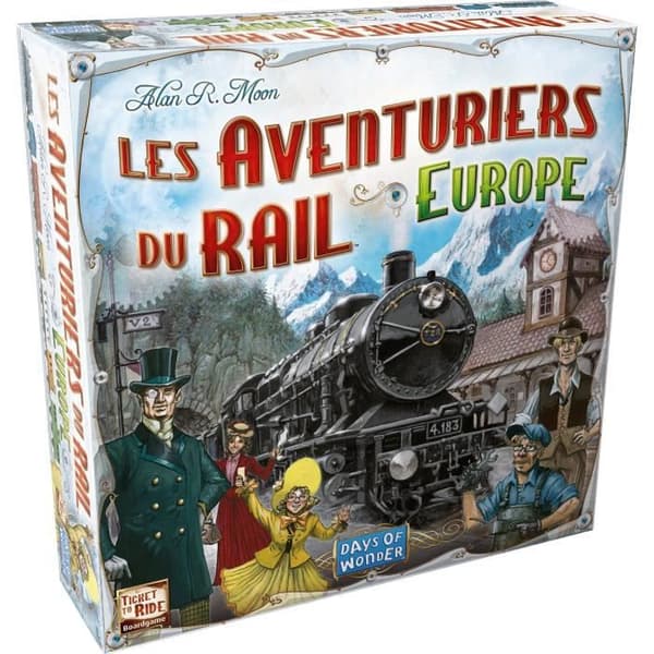 ASMODEE - The Adventurers of Rail Europe - Brädspel
