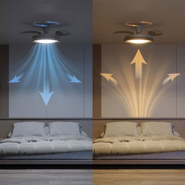 Takfläkt - Philips - Bliss - Utdragbara blad - Diameter 106 cm - Trä - Integrerad LED + fjärrkontroll