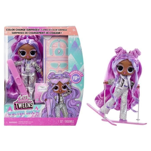 LOL Surprise Tweens Winter Snow Doll - Violet Snow - Ålder 4