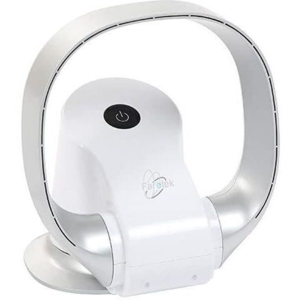 Silent -Air Ring - Fan att installera utan blek 26W mycket tyst vit och silver