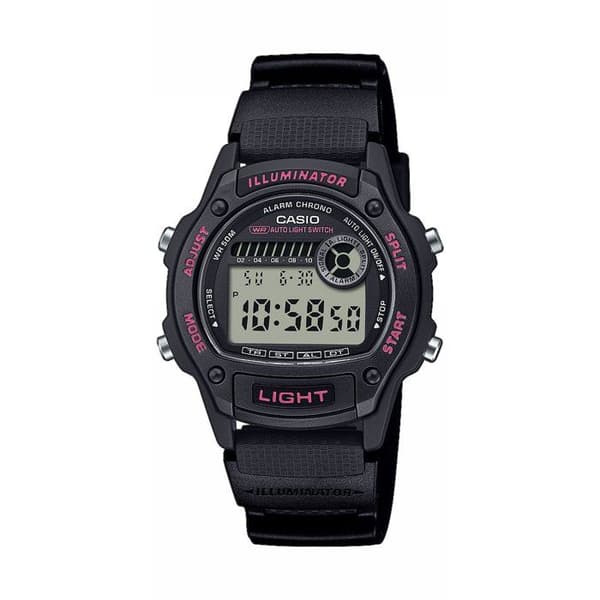 Klocka - CASIO - W-220H - Unisex - Svart/Blå - Kvarts - Digital