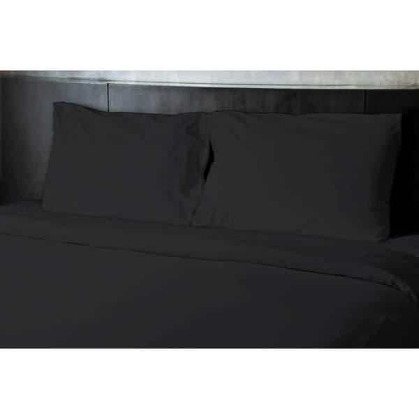 Laken - HOME LINGE PASSION - HP72093 - 82 g mikrofiber - 240 x 300 cm - Svart