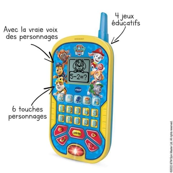 VTECH - PAW PATROL - Den pedagogiska smartphonen - Blå