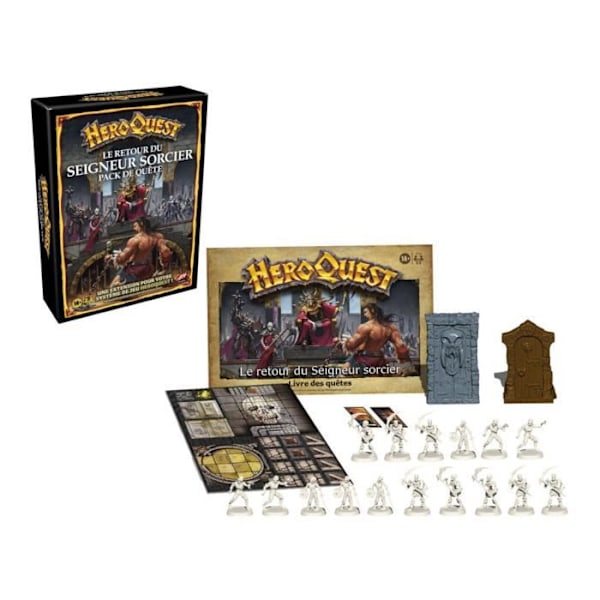 HeroQuest, förlänga Sorcerer Lords återkomst, från 14 år gammal, Heroquet Game System krävs - Avalon Hill