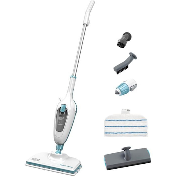 BLACK + DECKER FSMH13E5-QS 5 i 1 kvast ångrensare - 1300W