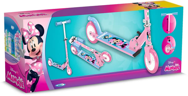 Hopfällbar barnsparkcykel - MINNIE - MN432042 - Rosa