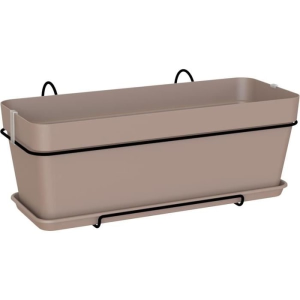 ARTEVASI - Capri planteringssats 50cm v2 taupe 50,2 x 28,5 x h20,7 cm - 1,54l