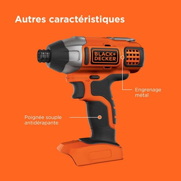 BLACK & DECKER BDCIM18N-XJ trådlös påverkningsdrivrutin - 18 V - litium