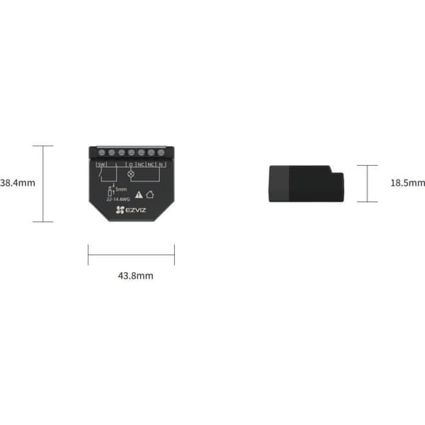 Wi-Fi Repeater - EZVIZ - T36 - Smart Control - Kompatibel med Google Assistant - Alexa
