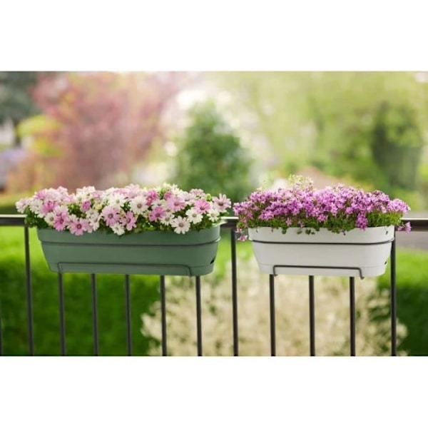 Vibia Rectangle Planter - plast - Tank - Ø50 - Grönt