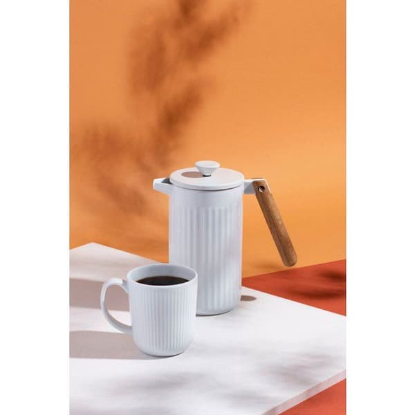 Fransk presskaffebryggare - BODUM - Douro - Porslin - 8 koppar - 1 liter