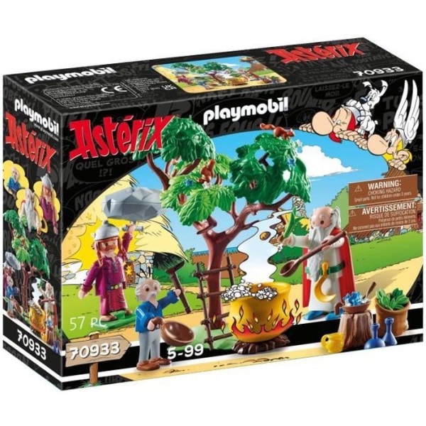 PLAYMOBIL - 70933 - Asterix: Getafix och Magic Potion Cauldron