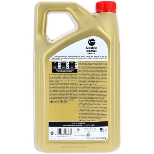 Motorolja - CASTROL - EDGE 5W-30 M - 5L