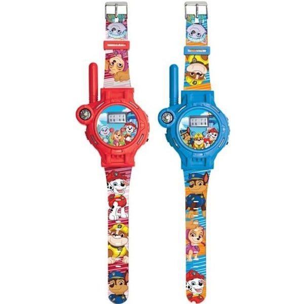 2 i 1 Walkie Talkie Paw Patrol 200m klocka