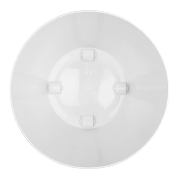 ELHO Brussels Wheels 47 rund blomkruka - Vit - Ø 47 x H 44 cm - inredning - 100% återvunnen