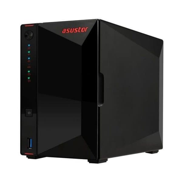NAS-server - ASUSTOR - AS5402T Nimbustor 2 Gen2 - Intel Celeron fyrkärnig 2.0GHz - 4GB DDR4 - 2x 2.5GbE