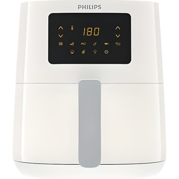 Philips Airfryer HD9252/00 Essentiale Compact Digital  Vit: Oljefri, Snabb Luftteknologi, 7 Förinställningar, 0,8 kg Kapacitet