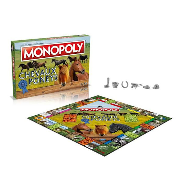 Monopolhästar och ponnyer - Plateau Game - Vinnande drag