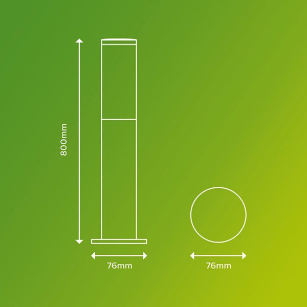Philips Potelet Utrecht - 20W - Anthracite