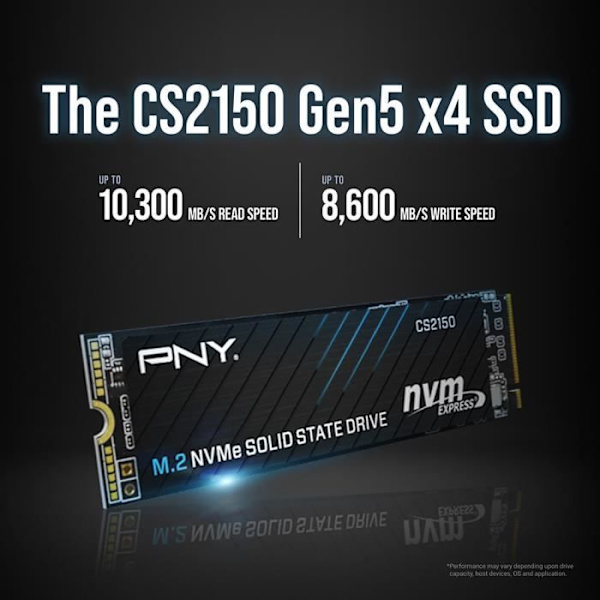 PNY - CS2150 1TB - Intern SSD-hårddisk - 1 TB - M.2