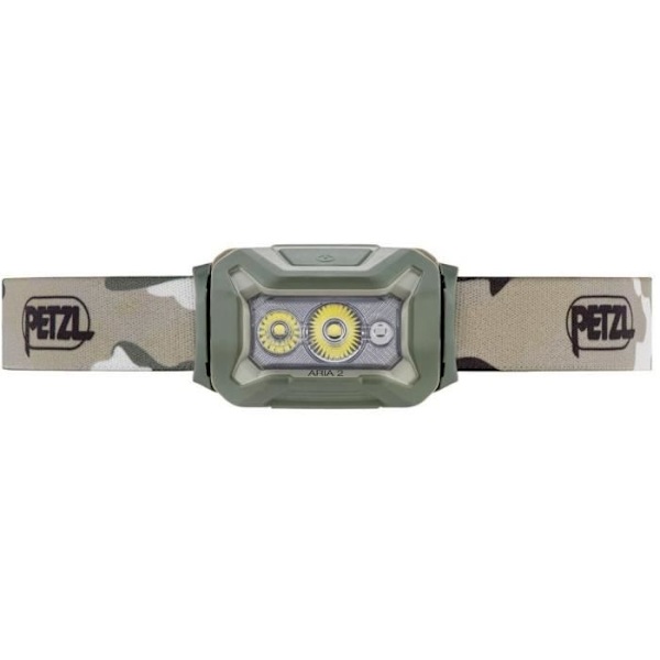 PETZL ARIA vattentät pannlampa 2 450 lumen 3 batterier ingår Camo