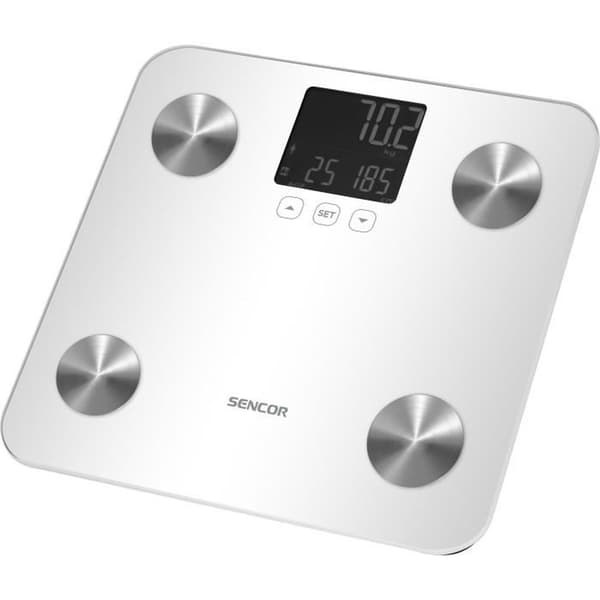 SENCOR SBS 6025WH personvåg med kroppssammansättning Vit one size