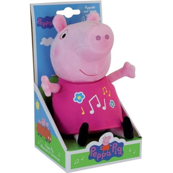 Jemini PEPPA PIG Musikalisk och lysande mjukleksak 25cm