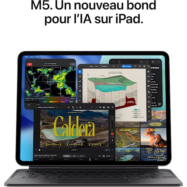 APPLE - iPad Pro M5 - 13" - Wi-Fi + Cellular - 2 TB - Standardglas - Silver