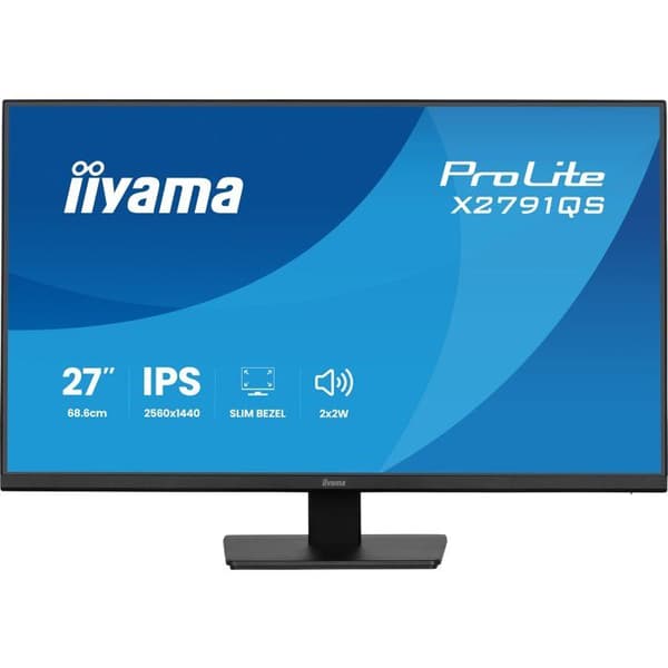 PC-skärm - IIYAMA - 27" - QHD 2560x1440 - 75Hz - IPS - 1ms - PROLITE