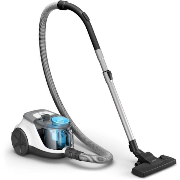 PHILIPS XB2122/09 Dammsugare Bagless Series 2000 - 850W - PowerCyclone 4 - 77dB - Vit & Blå