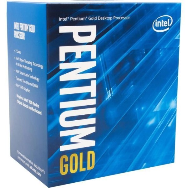Intel Pentium Gold-processor G-6600 (BX80701G6600) Uttag LGA1200 (Intel 400-serie chipset) 58W