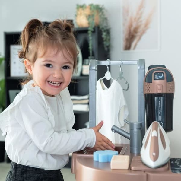 SMOBY - Rowenta Wash&Clean Laundry - 3 år gammal