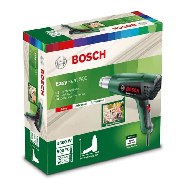 BOSCH EasyHeat 500 värmepistol - 2 temperaturinställningar