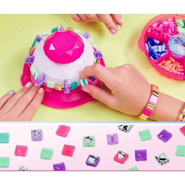 SPIN MASTER COOL MAKER - POP STYLE PACK STRASS OCH GLITTER Armbandsmaskin i popstil