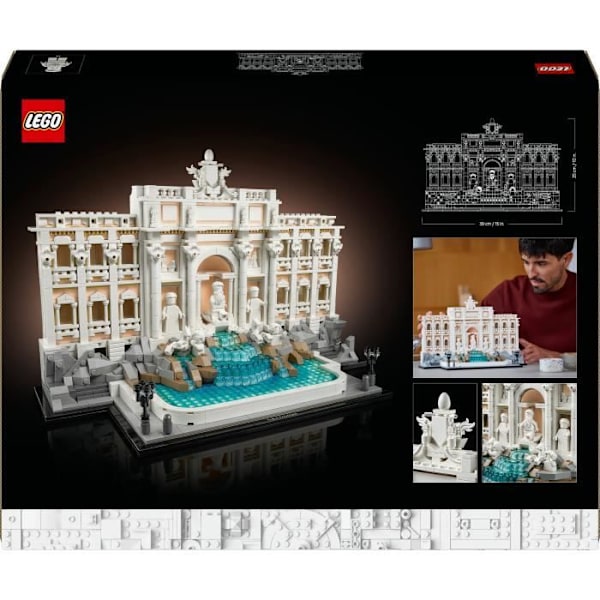 LEGO Architecture 21062 Fontana di Trevi  Rom Byggset för vuxna