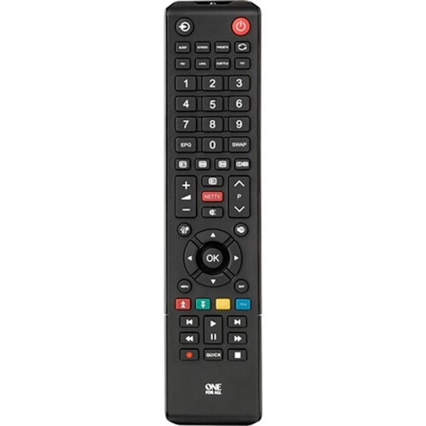 EN FÖR ALL URC1919 fjärrkontroll för alla Toshiba TV - svart