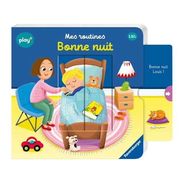 Ravensburger play+, Mina rutiner - God natt, Bok, Första ålder, baby