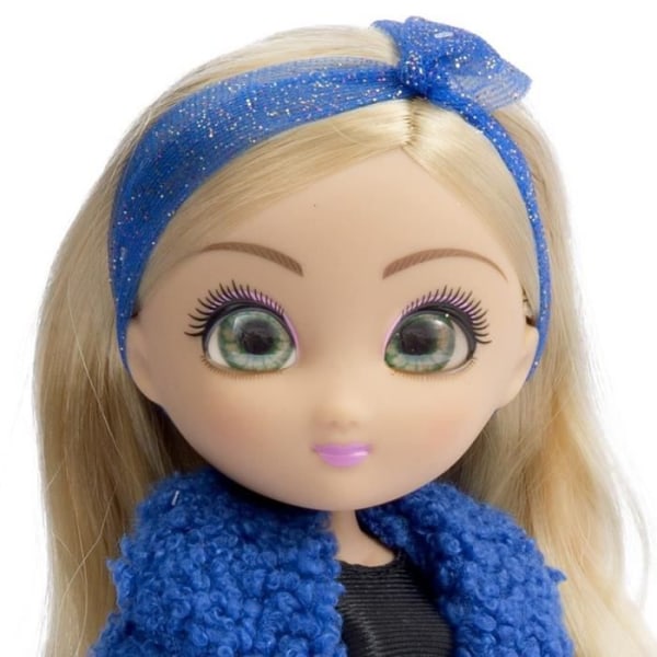 Unika ögon, 25 cm docka - Amy, med sina ögon som följer dig, med kläder, barnleksak på 3 år, MYM121
