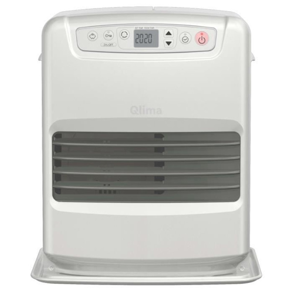 Qlima SRE 3231C2 elektronisk oljekamin 3.1 KW för volym 120m3 / 48m2, anti lukt system, temperaturreglering, silvergrå