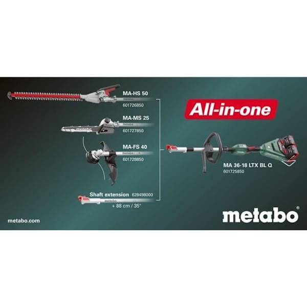 Röjsågstillbehör - METABO - MA-FS 40 - 18 V