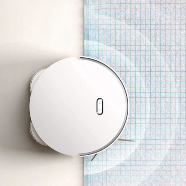 Ansluten robotdammsugare med tömningsbas - EZICLEAN Allt-i-ett Z15 Pro - 10 000 Pa - 1,5 L - Vit