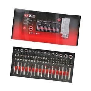 Modul - KS TOOLS - 713.5010 - Torx-skruvmejselbits och hylsnyckelmodul - 88 delar