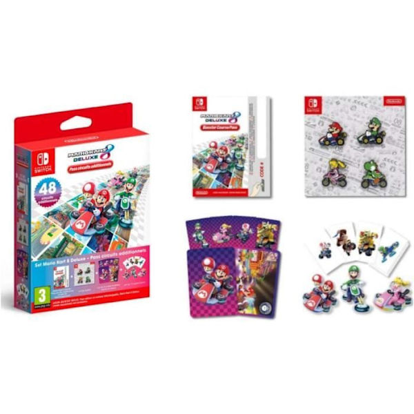 Mario Kart 8 Deluxe Extra Circuits Pass Set - Standard Edition | Nintendo Switch-spel