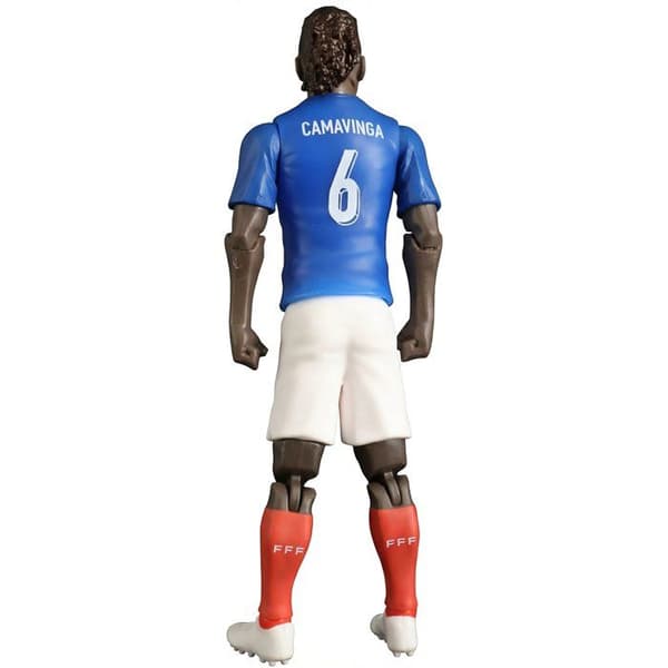 Ledad figur - Frankrikes landslag - MEGABLEU - Camavinga nummer 6 - 20 cm