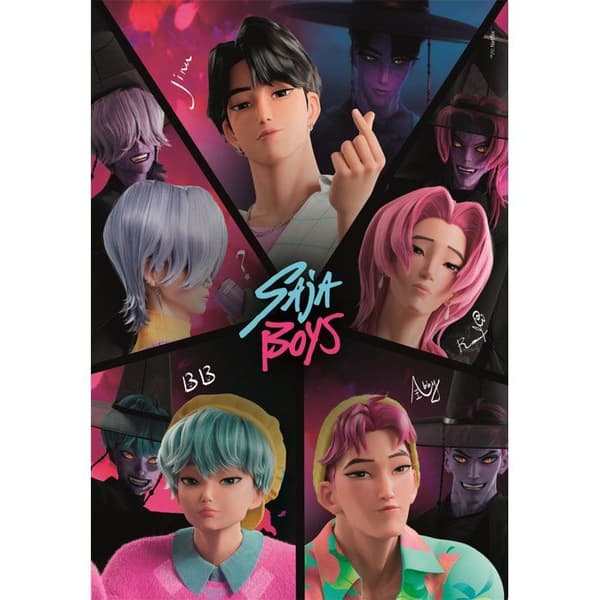 Clementoni - K-Pop Demonjägare - 500-bitars pussel
