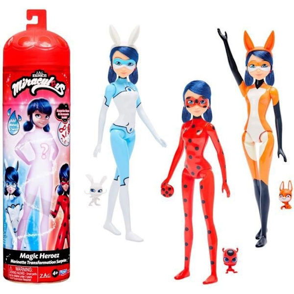 Miraculus Ladybug - Marinette Color Change 26 CM Doll - Bandai