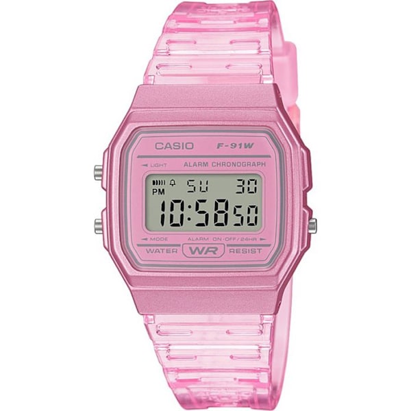 CASIO Collection Klocka F-91WS-4EF chrono, alarm, automatisk kalender